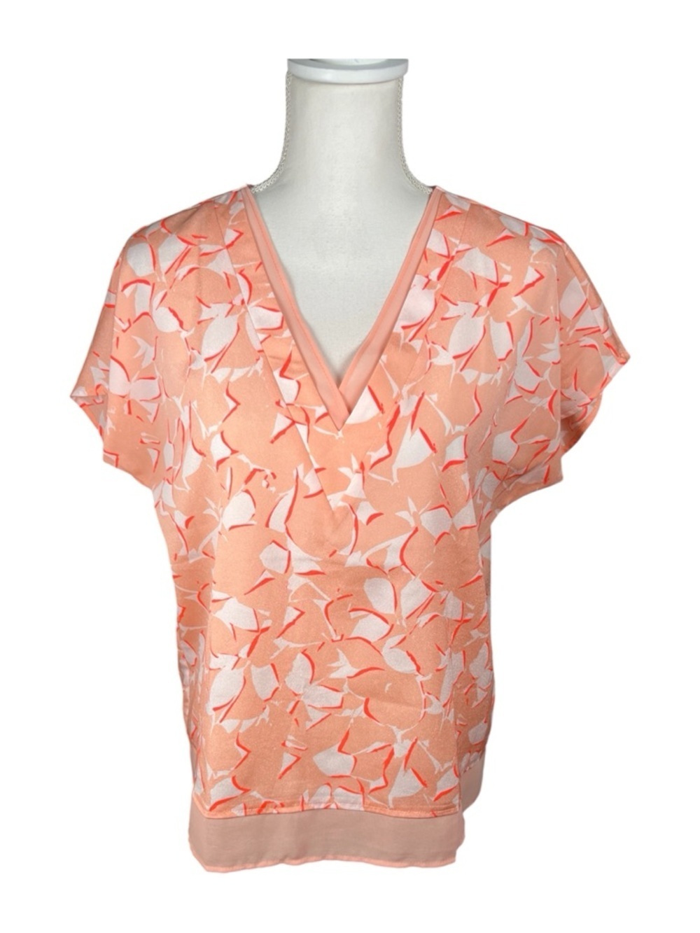 DKNY | Flamingo V-Neck Blouse